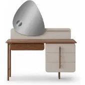 JVmoebel Comò da trucco moderno, beige, funzionale, elegante, asimmetrico, compatto