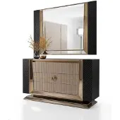 AEA Comò da trucco lussuoso con specchio e design moderno