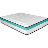 OEM Materasso Visko Bio Max con gel, rigido, ipoallergenico, 90x190 cm