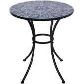 HTI Tavolo da giardino Marocco Blu