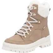 Rieker Stivaletto stringato 'Evolution' beige scuro / bianco