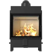 Kratki Caminetto in acciaio LUCY 15 kW Ø 200