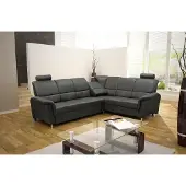 AEA Sofa Schlafsofa Designer Sofa mit Bettfunktion + Bettkasten Ecksofa Couch