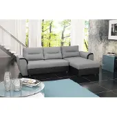 AEA Sofa Schlafsofa Designer Sofa mit Bettfunktion + Bettkasten Ecksofa Couch