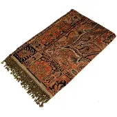 OEM Tessuto jacquard in cotone e Lana, motivo paisley, 140x200 cm