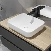 OLTENS-BIURO OLTENS Hadsel, lavabo rettangolare da incasso, 50 x 40 cm