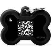 My Family Medaglietta Identificativa Per Animali Domestici Qr Bone