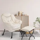 Selius Poltrona reclinabile con poggiapiedi – Design moderno e rivestimento in poliestere