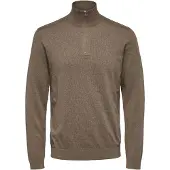 Selected Pullover 'Berg' marrone