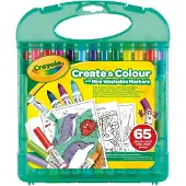Crayola Astuccio Per Pennarelli Lavabili 65 Pezzi