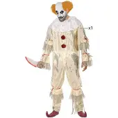 Atosa Costume Da Pagliaccio Macabro