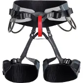 Singing Rock Sitzgurt Dome Imbragatura (XL, nero/grigio)