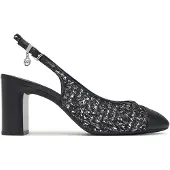 Michael Kors Décolleté sling 'PIPER FLEX' nero / argento