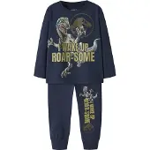 Name it Pigiama 'NMMOVAS JURASSIC' blu notte / cachi / verde scuro