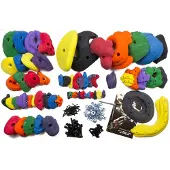 Metolius Climbing Mega Pack 60 Appigli da arrampicata (60 Holds, bianco)