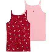 Name it Maglietta intima 'NKFVISMAS' stucco / smeraldo / rosa / rosso carminio