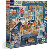 Eeboo Puzzle Blue Kitchen Epztbuk 1000 Pezzi