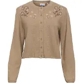 Object Giacchetta 'OBJThess' beige chiaro / talpa / mora