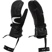 Oakley - Mouffles à 3 doigts chaudes et imperméables - Timberline 3-Finger Blackout in Pelle - Taglia XL - Nero