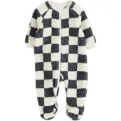 Next Tutina / body per bambino antracite / bianco