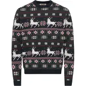 Only & Sons Pullover 'ONSX-Mas' navy / abete / rosso scuro / bianco