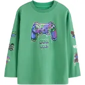 Next Maglietta verde / lilla / blu violetto / bianco