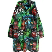 Next Accappatoio azzurro / verde / nero / bianco
