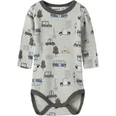 Name it Tutina / body per bambino blu / grigio
