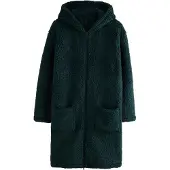 Next Accappatoio lungo verde scuro