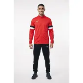 Puma Completo sportivo 'Team Rise' rosso arancione / nero / bianco