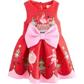 Next Abito mocca / giada / rosa chiaro / rosso