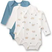 Sanetta Tutina / body per bambino beige / blu
