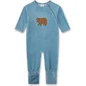 Sanetta Tutina / body per bambino blu / marrone