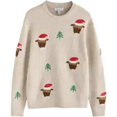 Next Pullover beige / marrone / verde / rosso
