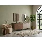 JVmoebel Credenza moderna con 2 specchi: raffinata, funzionale ed elegante