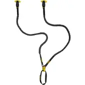 Grivel - Doppio laccio elastico per piccozze tecniche - Double Spring Evo in Alluminio - Nero
