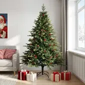 Syfax Albero di Natale Artificiale con Rami Pieghevoli 210 cm