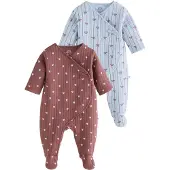 Next Tutina / body per bambino blu pastello / castano
