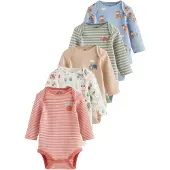 Next Tutina / body per bambino beige / beige chiaro / rosso / bianco
