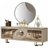 Xl Moebel Gmbh Lussuosa credenza con specchio. Design moderno. Mobili di classe.