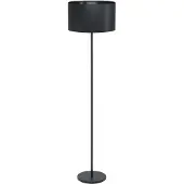 Eglo Piantana Maserlo, nera, altezza 151 cm, tessuto/acciaio