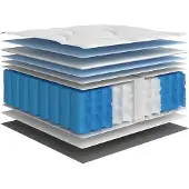 vidaXL Materasso pocket spring core medium firm 180x200 cm