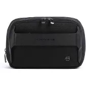 Piquadro Oberon Borsa da toilette 25 cm nero