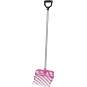 Kerbl Dunggabel EcoFork Mini pink mit Stiel