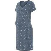 Mamalicious Camicia da notte blu scuro / bianco