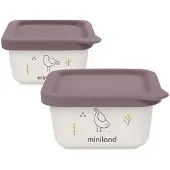 Miniland Borsa Pranzo Naturset 2 Per Bambini