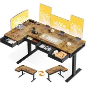 OEM Scrivania regolabile in altezza, dimensioni 160x80 cm, con 4 cassetti