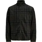Jack & Jones Giacca di pile 'JORSEBASTIAN' verde scuro