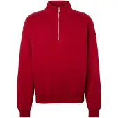 Abercrombie & Fitch Felpa 'ESSENTIAL' rosso sangue