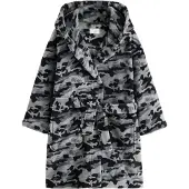 Next Accappatoio grigio / grigio chiaro / nero